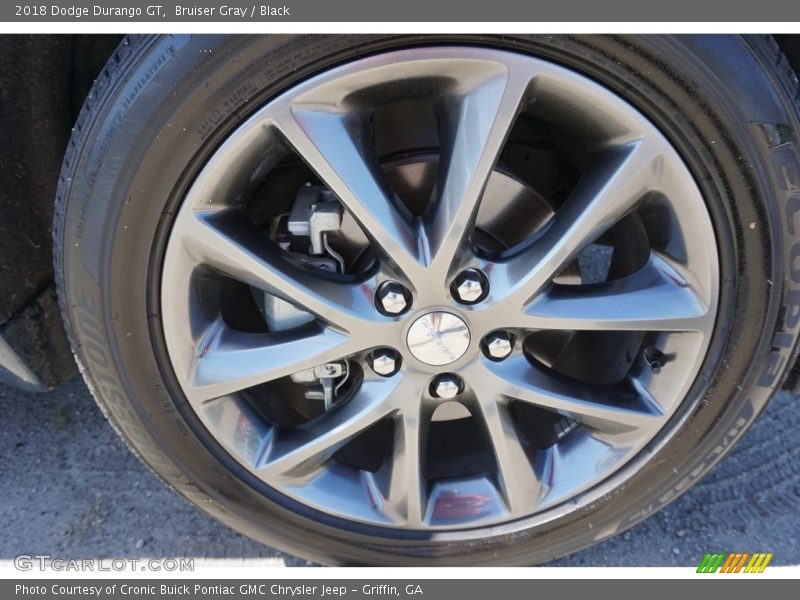 Bruiser Gray / Black 2018 Dodge Durango GT