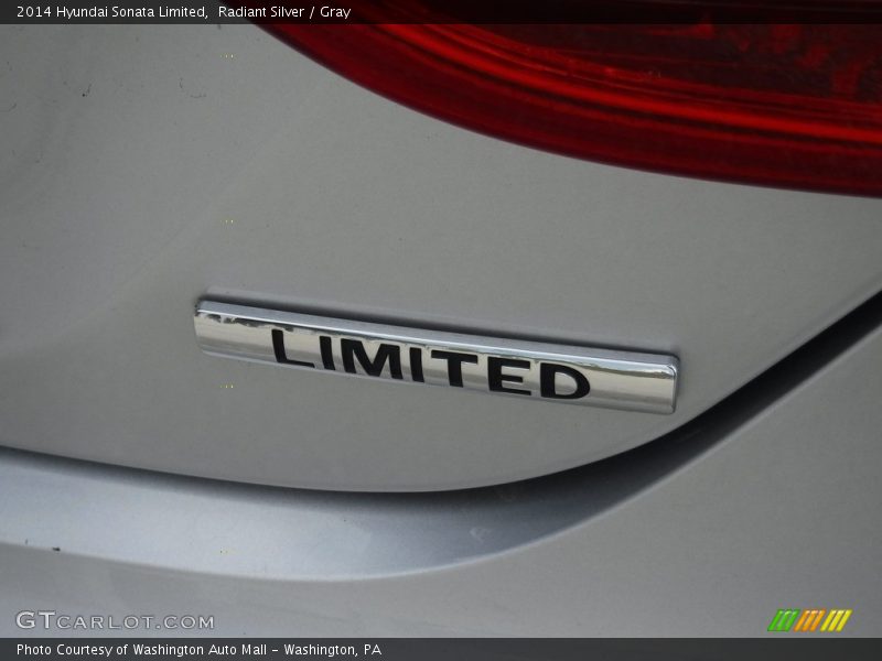 Radiant Silver / Gray 2014 Hyundai Sonata Limited
