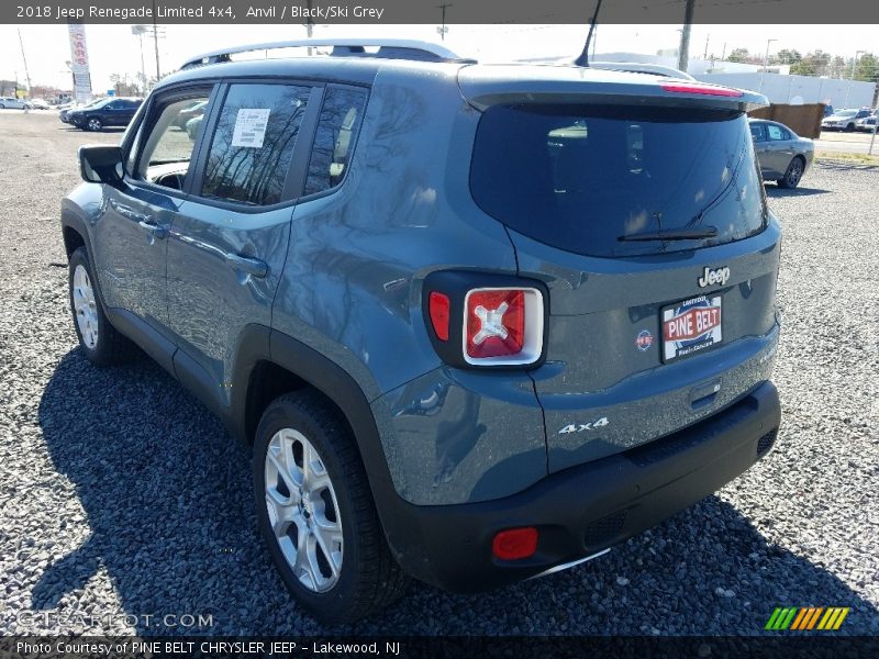 Anvil / Black/Ski Grey 2018 Jeep Renegade Limited 4x4