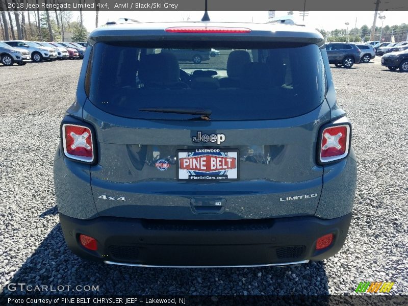 Anvil / Black/Ski Grey 2018 Jeep Renegade Limited 4x4