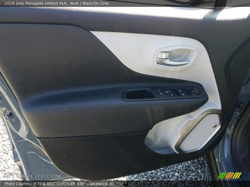 Anvil / Black/Ski Grey 2018 Jeep Renegade Limited 4x4