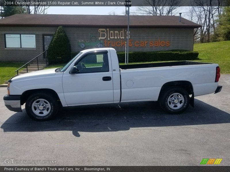 Summit White / Dark Charcoal 2004 Chevrolet Silverado 1500 Regular Cab