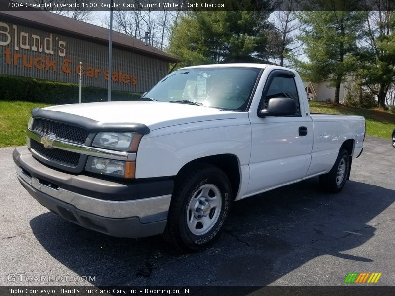 Summit White / Dark Charcoal 2004 Chevrolet Silverado 1500 Regular Cab