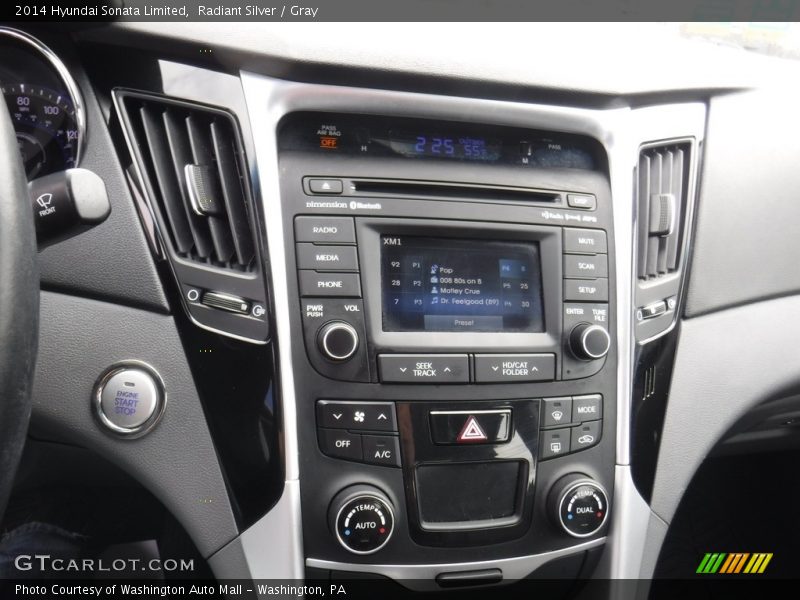 Radiant Silver / Gray 2014 Hyundai Sonata Limited