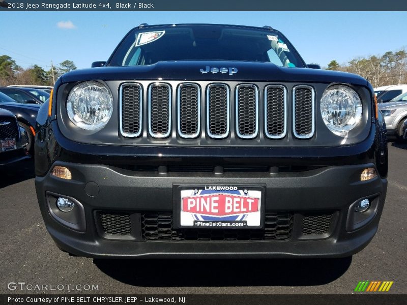 Black / Black 2018 Jeep Renegade Latitude 4x4