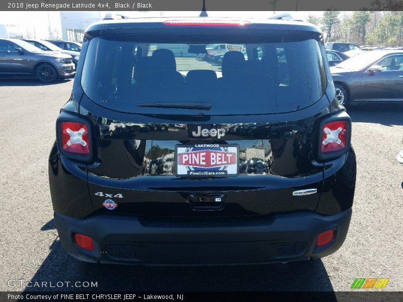 Black / Black 2018 Jeep Renegade Latitude 4x4