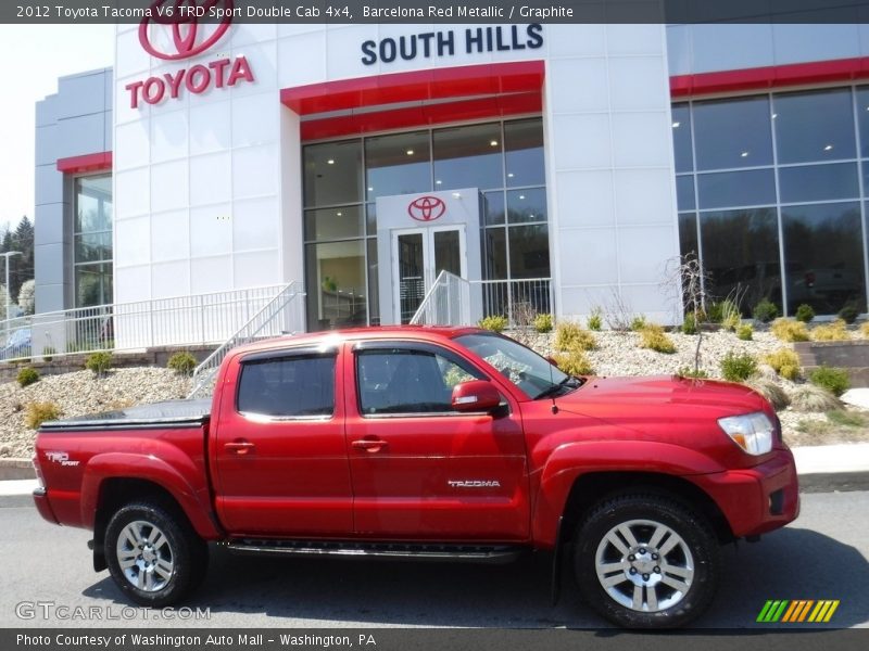 Barcelona Red Metallic / Graphite 2012 Toyota Tacoma V6 TRD Sport Double Cab 4x4