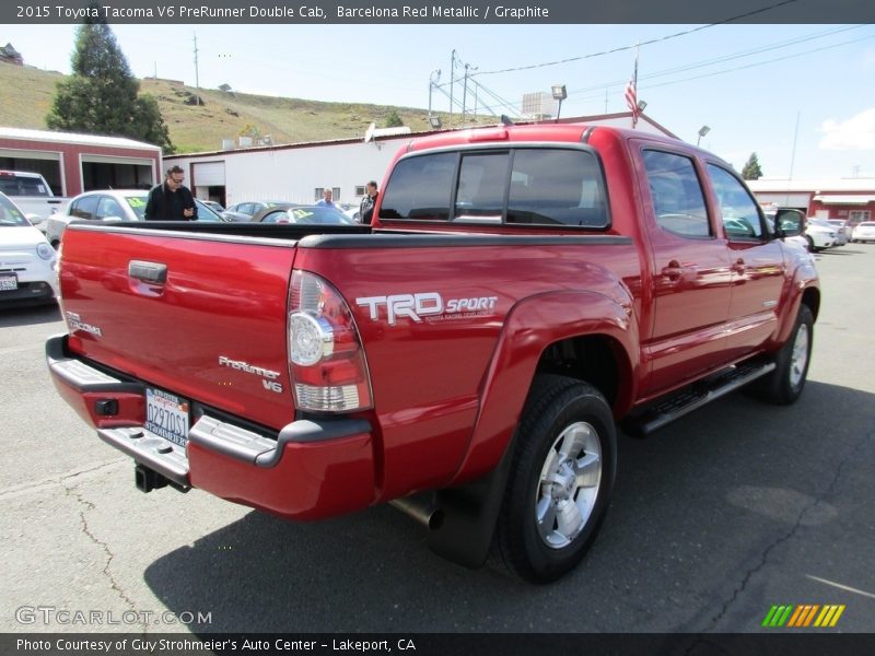 Barcelona Red Metallic / Graphite 2015 Toyota Tacoma V6 PreRunner Double Cab