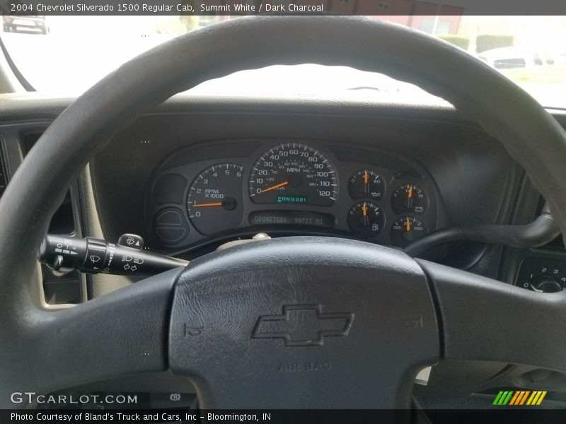 Summit White / Dark Charcoal 2004 Chevrolet Silverado 1500 Regular Cab