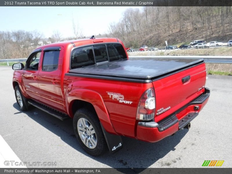 Barcelona Red Metallic / Graphite 2012 Toyota Tacoma V6 TRD Sport Double Cab 4x4