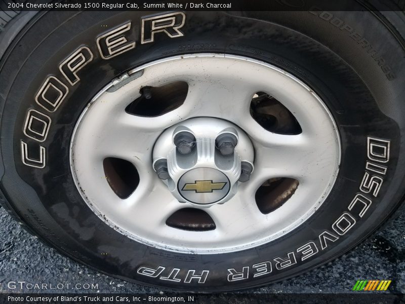 Summit White / Dark Charcoal 2004 Chevrolet Silverado 1500 Regular Cab