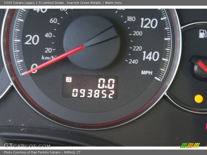 Seacrest Green Metallic / Warm Ivory 2009 Subaru Legacy 2.5i Limited Sedan
