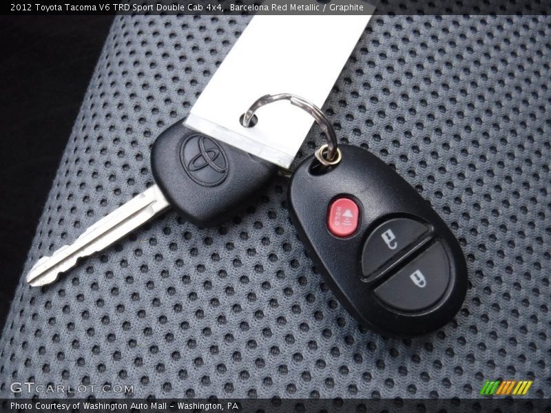 Barcelona Red Metallic / Graphite 2012 Toyota Tacoma V6 TRD Sport Double Cab 4x4