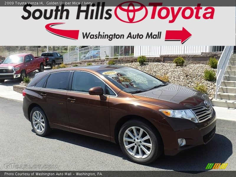Golden Umber Mica / Ivory 2009 Toyota Venza I4