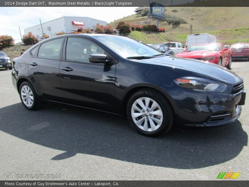 Maximum Steel Metallic / Black/Light Tungsten 2014 Dodge Dart SXT