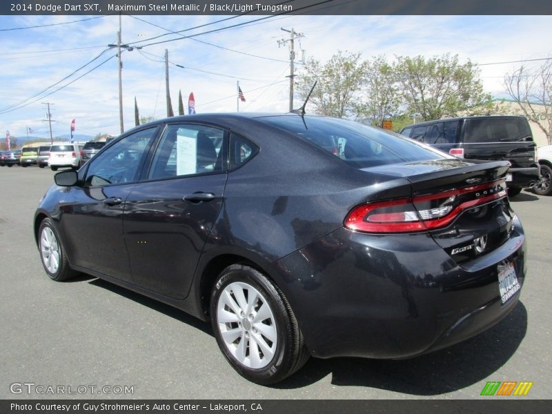 Maximum Steel Metallic / Black/Light Tungsten 2014 Dodge Dart SXT
