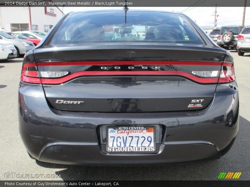 Maximum Steel Metallic / Black/Light Tungsten 2014 Dodge Dart SXT