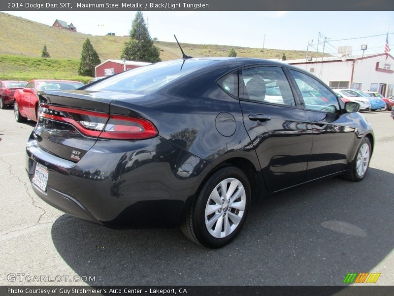 Maximum Steel Metallic / Black/Light Tungsten 2014 Dodge Dart SXT