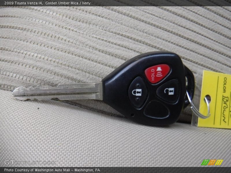 Golden Umber Mica / Ivory 2009 Toyota Venza I4