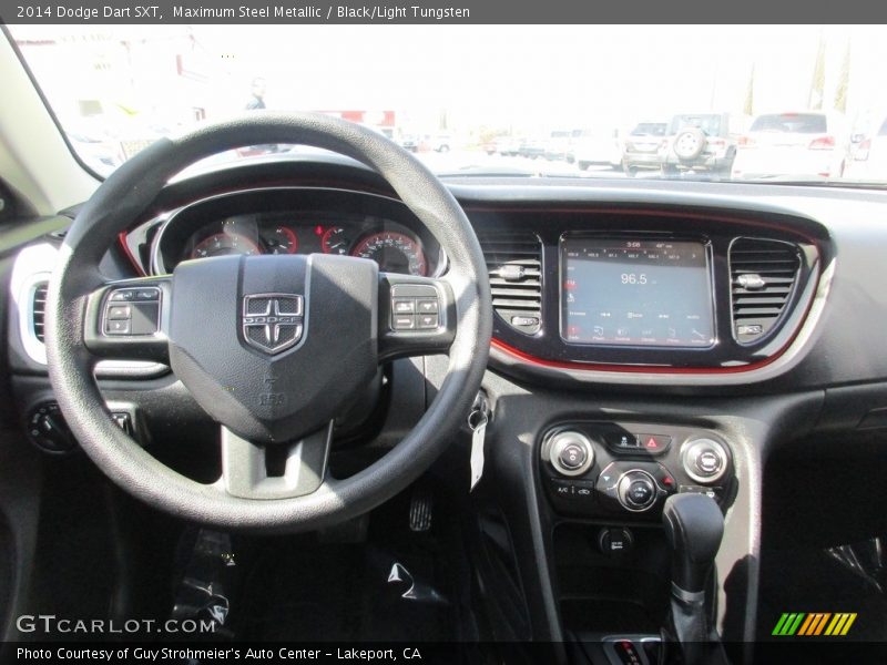 Maximum Steel Metallic / Black/Light Tungsten 2014 Dodge Dart SXT