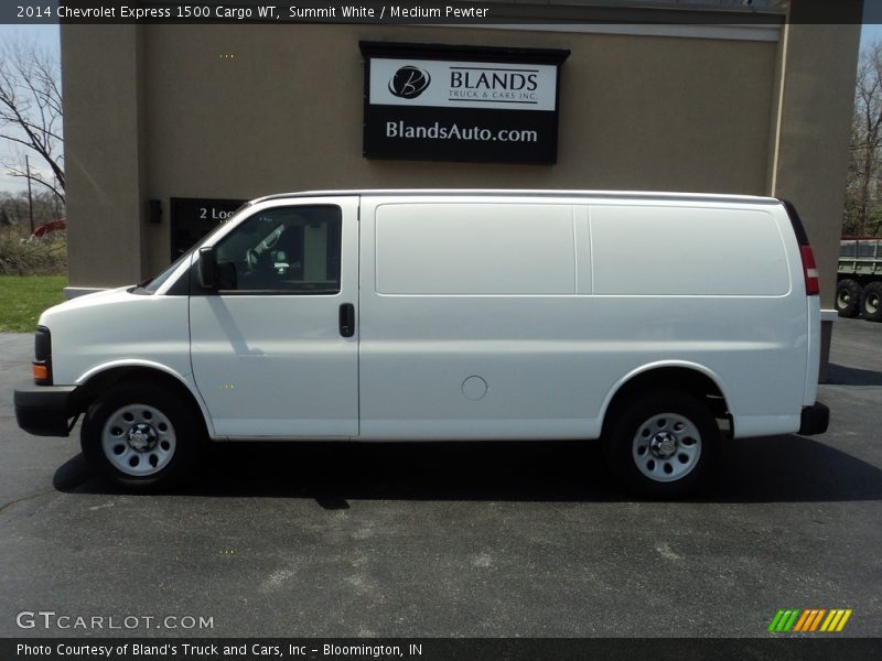 Summit White / Medium Pewter 2014 Chevrolet Express 1500 Cargo WT