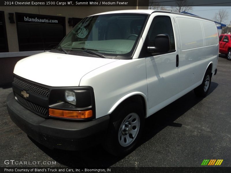 Summit White / Medium Pewter 2014 Chevrolet Express 1500 Cargo WT