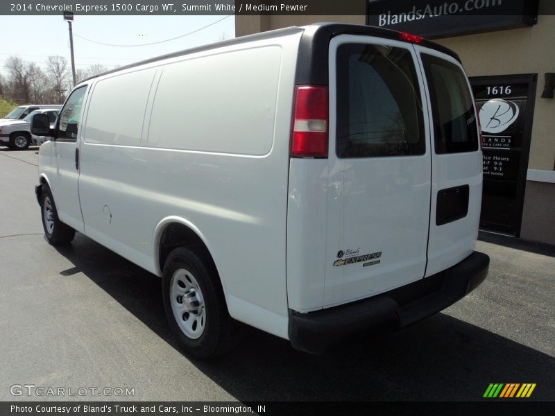 Summit White / Medium Pewter 2014 Chevrolet Express 1500 Cargo WT