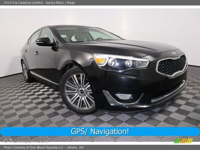 Aurora Black / Beige 2014 Kia Cadenza Limited