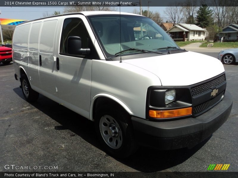 Summit White / Medium Pewter 2014 Chevrolet Express 1500 Cargo WT