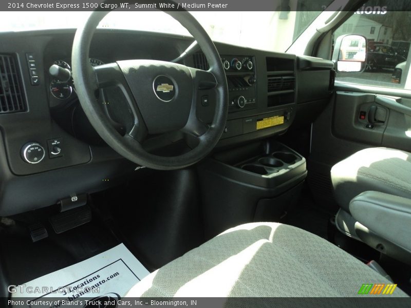 Summit White / Medium Pewter 2014 Chevrolet Express 1500 Cargo WT