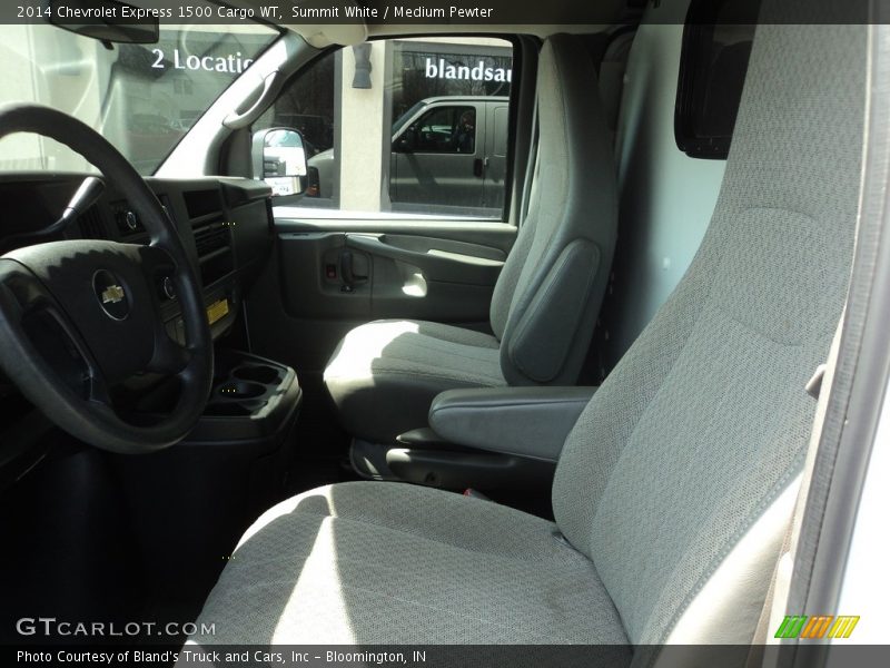 Summit White / Medium Pewter 2014 Chevrolet Express 1500 Cargo WT
