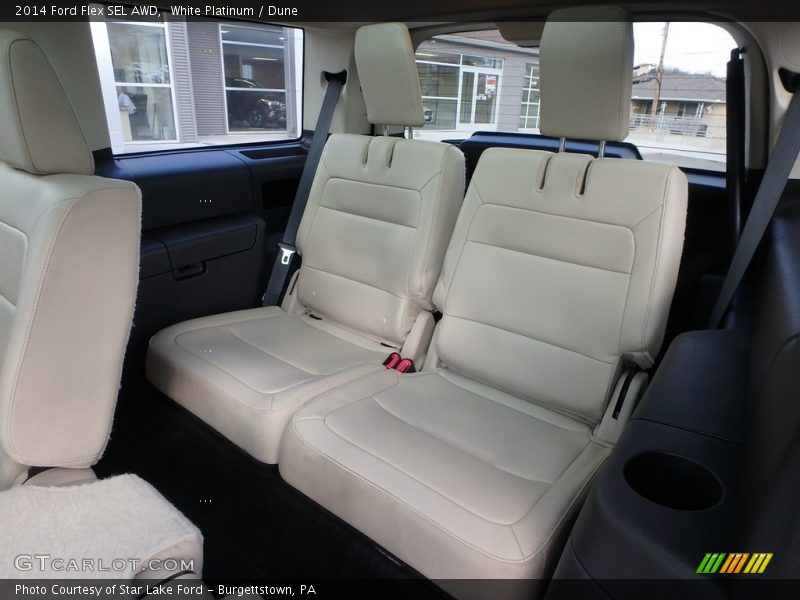White Platinum / Dune 2014 Ford Flex SEL AWD