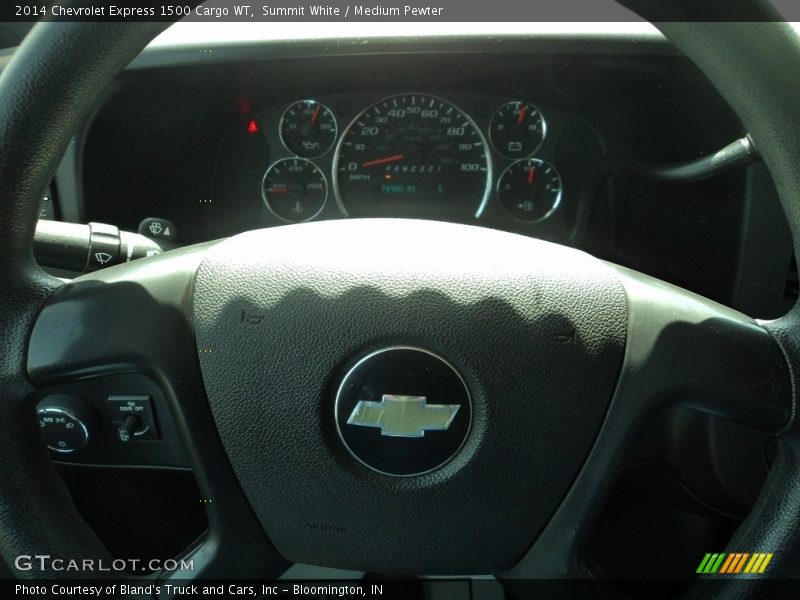 Summit White / Medium Pewter 2014 Chevrolet Express 1500 Cargo WT