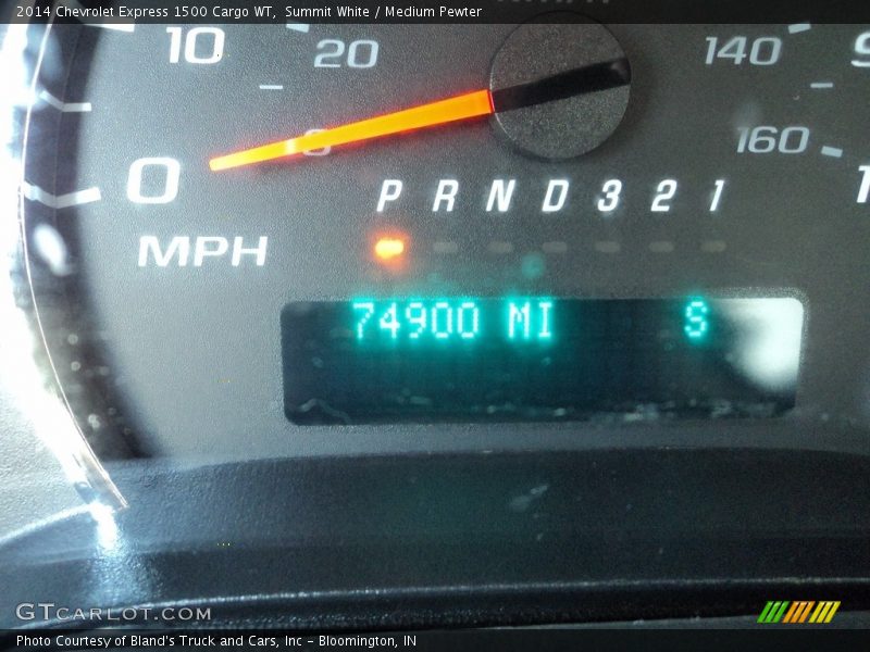 Summit White / Medium Pewter 2014 Chevrolet Express 1500 Cargo WT