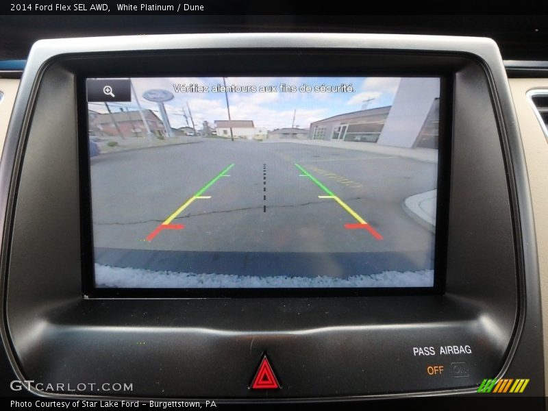 White Platinum / Dune 2014 Ford Flex SEL AWD
