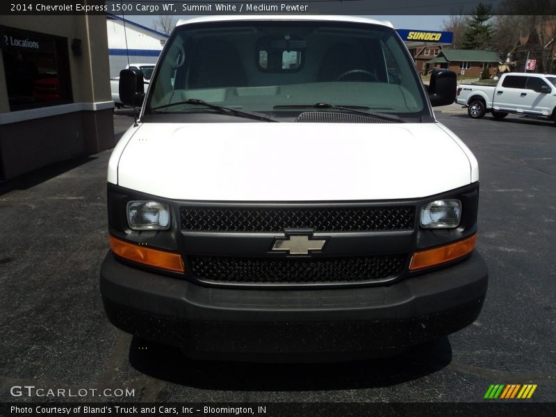 Summit White / Medium Pewter 2014 Chevrolet Express 1500 Cargo WT