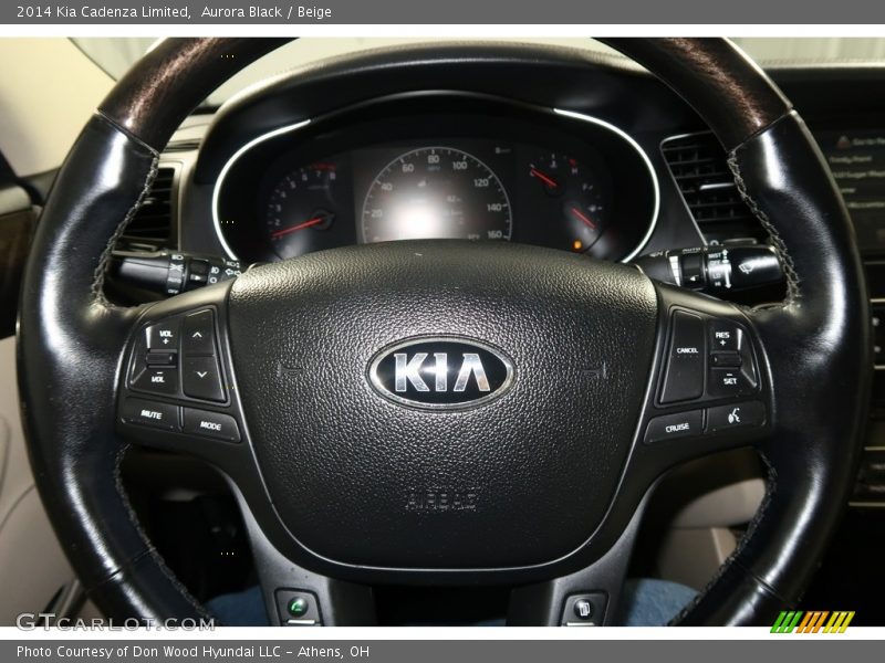 Aurora Black / Beige 2014 Kia Cadenza Limited