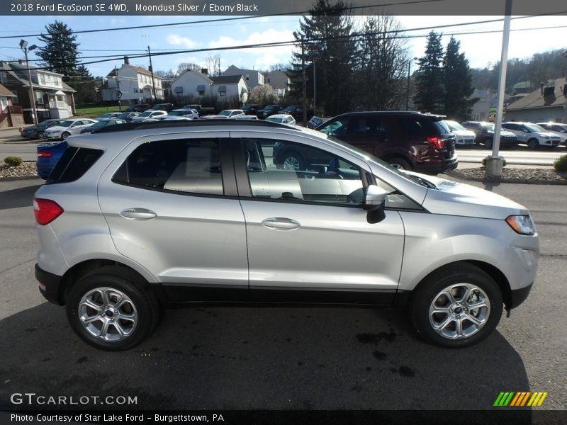 Moondust Silver / Ebony Black 2018 Ford EcoSport SE 4WD