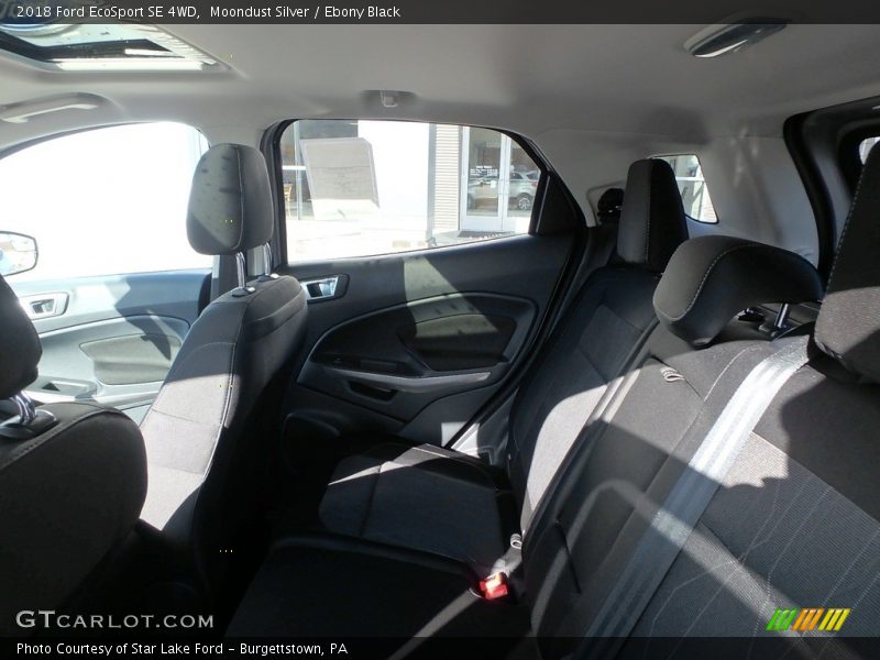 Moondust Silver / Ebony Black 2018 Ford EcoSport SE 4WD