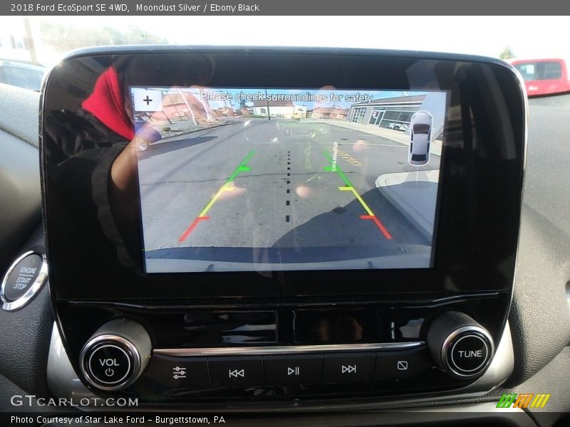 Moondust Silver / Ebony Black 2018 Ford EcoSport SE 4WD