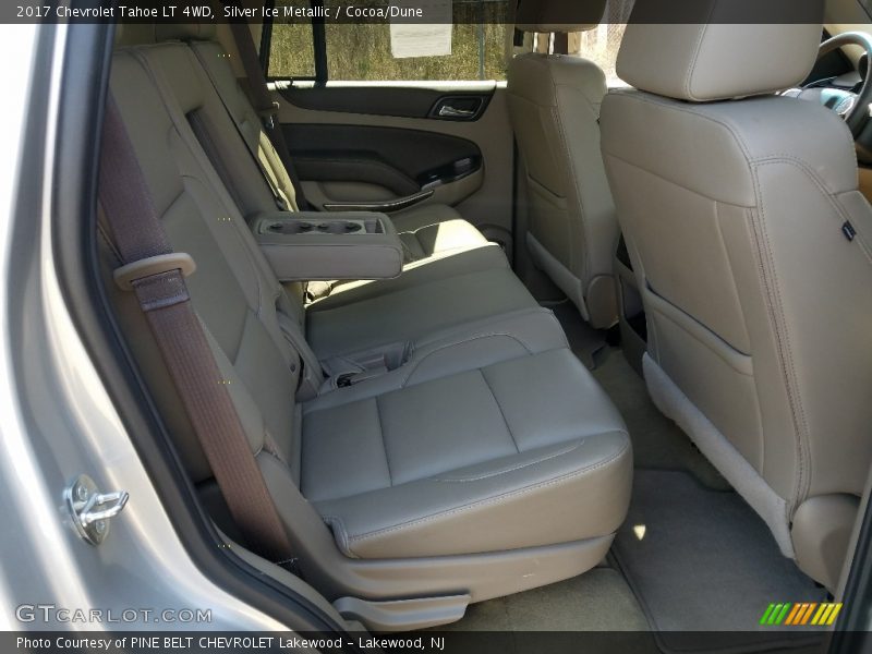 Silver Ice Metallic / Cocoa/Dune 2017 Chevrolet Tahoe LT 4WD