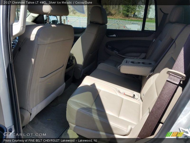 Silver Ice Metallic / Cocoa/Dune 2017 Chevrolet Tahoe LT 4WD