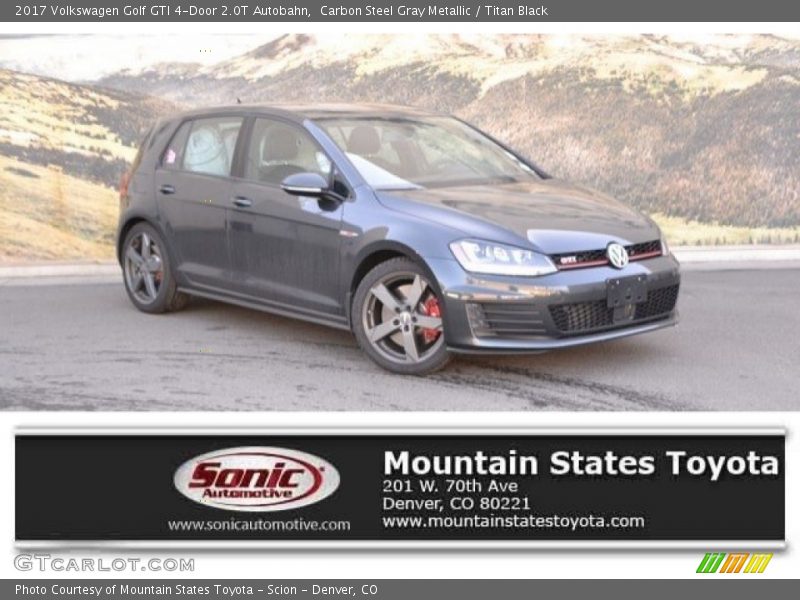 Carbon Steel Gray Metallic / Titan Black 2017 Volkswagen Golf GTI 4-Door 2.0T Autobahn