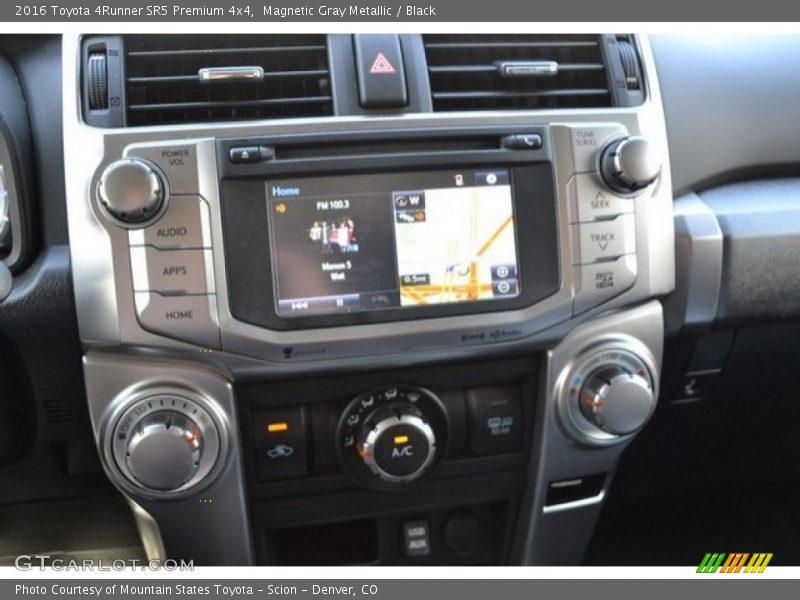 Magnetic Gray Metallic / Black 2016 Toyota 4Runner SR5 Premium 4x4