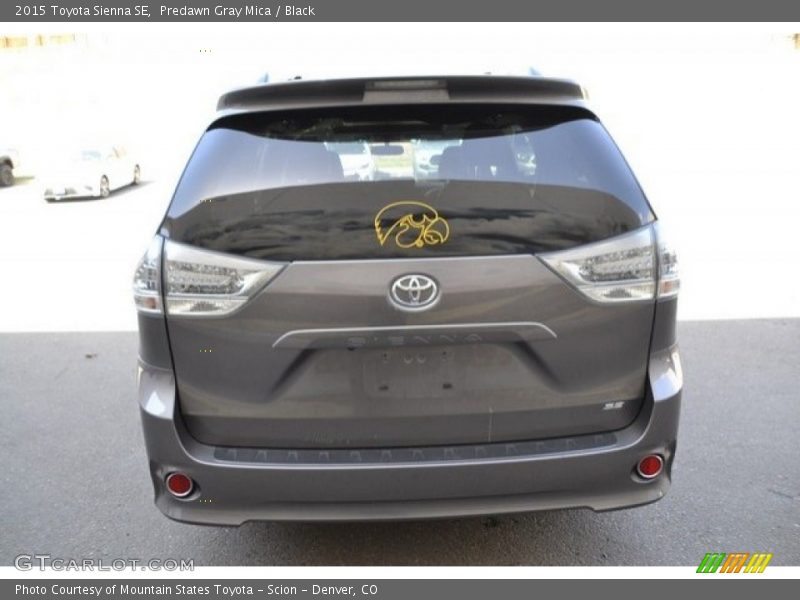 Predawn Gray Mica / Black 2015 Toyota Sienna SE