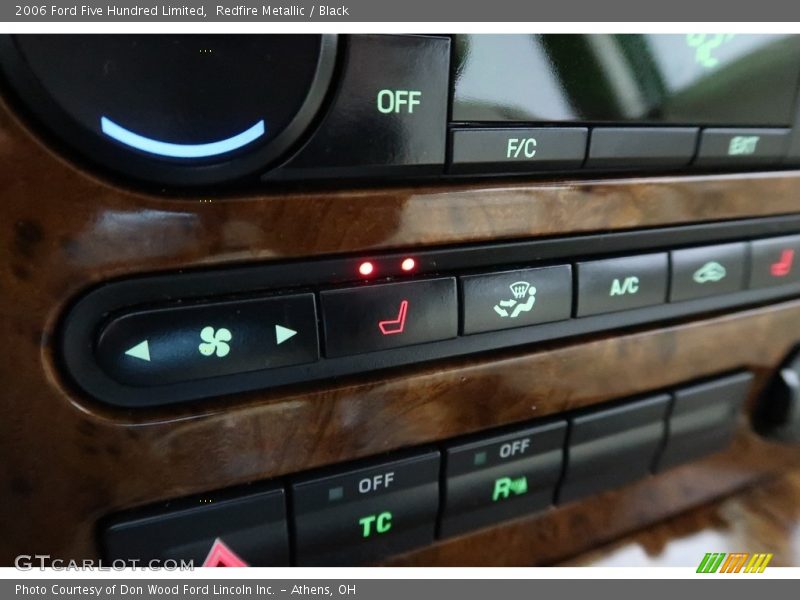 Redfire Metallic / Black 2006 Ford Five Hundred Limited