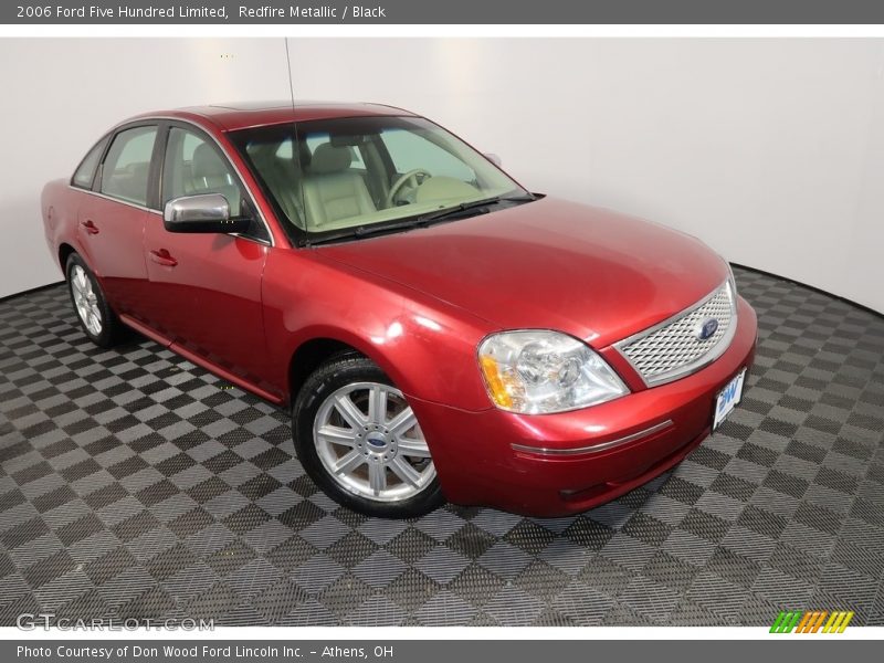 Redfire Metallic / Black 2006 Ford Five Hundred Limited