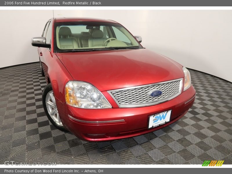 Redfire Metallic / Black 2006 Ford Five Hundred Limited