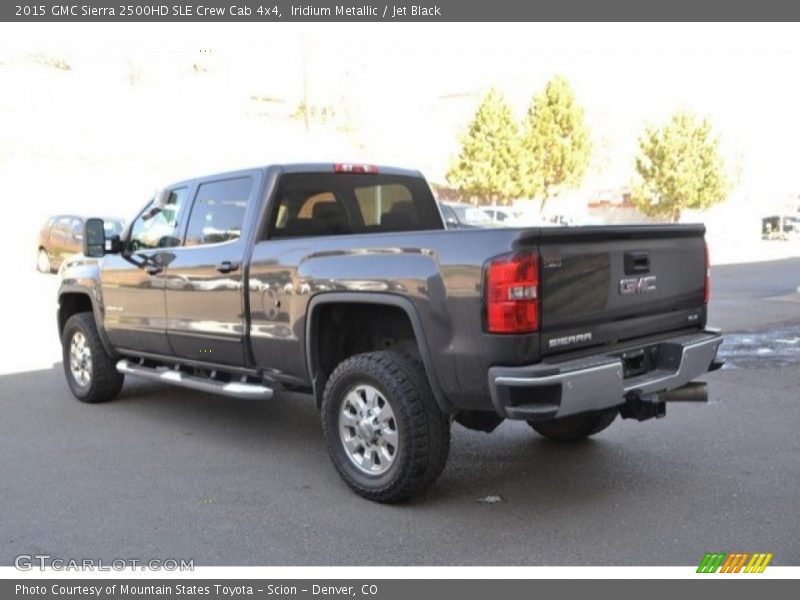 Iridium Metallic / Jet Black 2015 GMC Sierra 2500HD SLE Crew Cab 4x4
