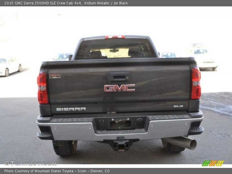 Iridium Metallic / Jet Black 2015 GMC Sierra 2500HD SLE Crew Cab 4x4